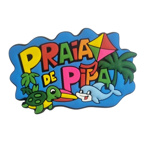 Ímã Praia de Pipa Tartaruga